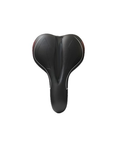 Liste Selle de vélo noir et rouge