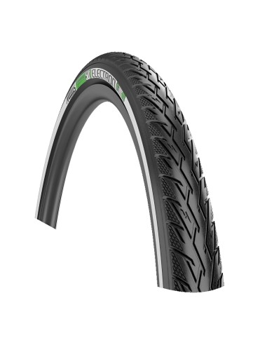 Rubena tyres pneu 28x1,75 Electron 360 renfort noir tr (47-622) avec gros flanc réflecteur