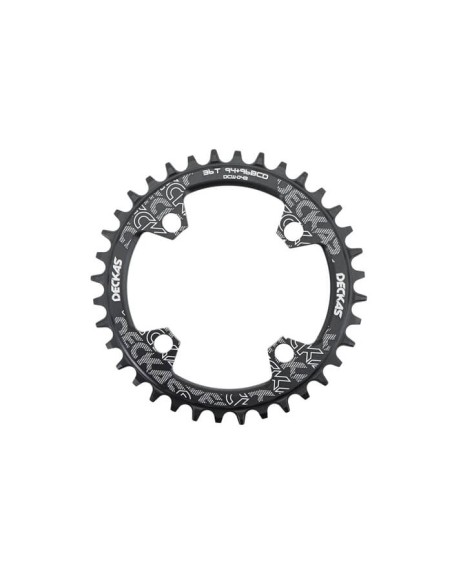 Deckas 96BCD 94BCD Plateau Symétrique Rond Vtt Vélo 32 Dents Noir