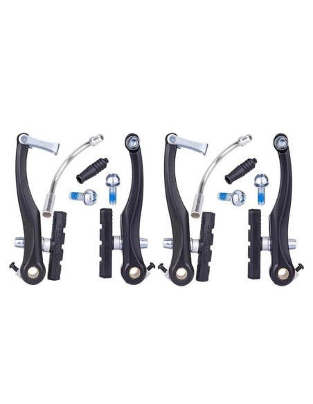 Étriers de frein V-Brake aluminium Noir (2paire)