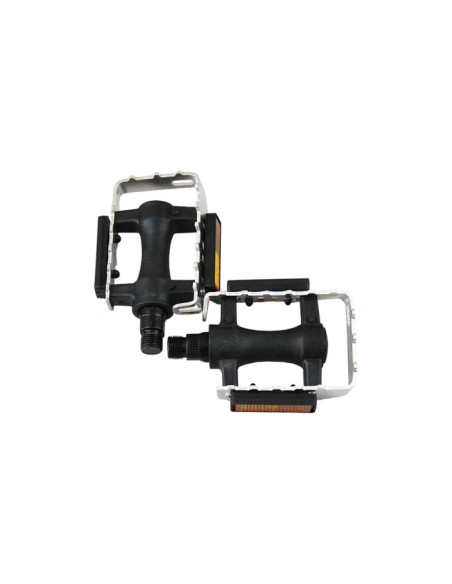 Paire pédales de vélo 61 x 95 mm en alliage d'aluminium