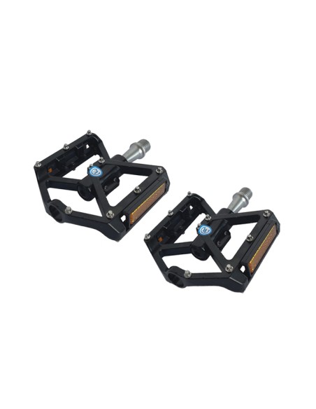 Paire pédale plateforme X-Treme 93 x 100 mm en d'aluminium Noir