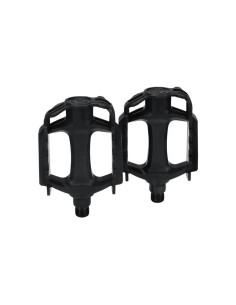 Paire de pédales antidérapantes en plastique Noir 2