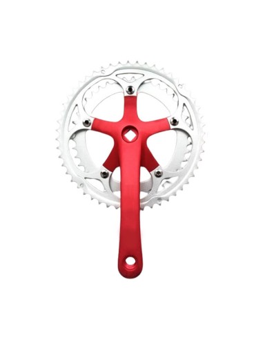 Pédalier en aluminium 7/8 vitesses 42/52...