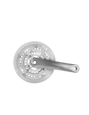 Pédalier en aluminium 24/34/42 avec Protection...