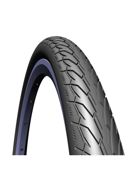 Mitas pneu 700 x 28c flash V66 noir tr 28-622 avec bande réflexe