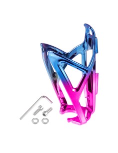 Porte-bidon de vélo en plastique bleu et rose