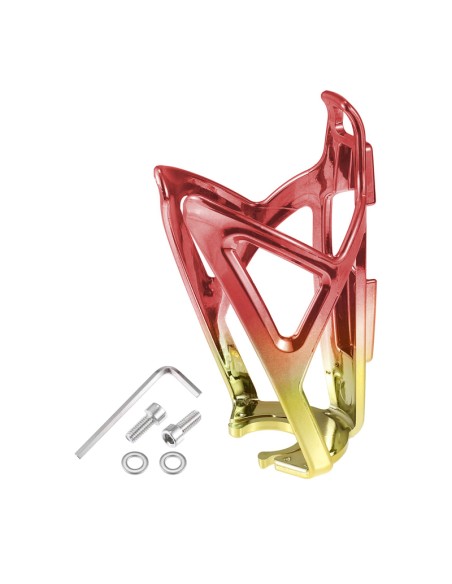 Porte-bidon de vélo en plastique rose doré