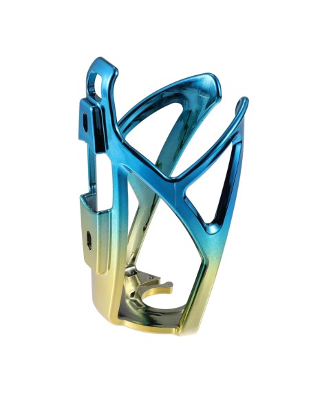 Porte-bidon de vélo en plastique bleu doré