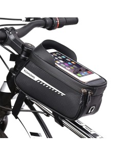 RZAHUAHU Sacoche de cadre avant de vélo pour téléphone... 2
