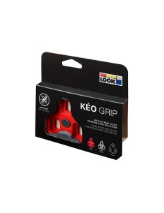 Cales de vélo Look Keo Grip Rouge