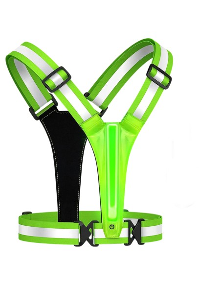 Gilet Réfléchissant LED rechargeable par USB