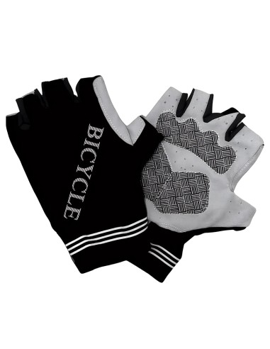 Gants de Cyclisme demi-doigt ultraléger noir M