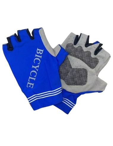 Gants de Cyclisme demi-doigt ultraléger bleu XL