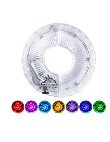 Éclairage LED pour roue de vélo 7 couleurs