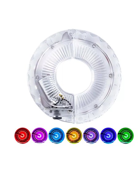 Éclairage LED pour roue de vélo 7 couleurs
