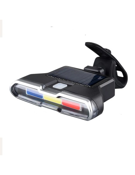 Feux arrière à énergie solaire pour vélo rechargeable avec USB type C
