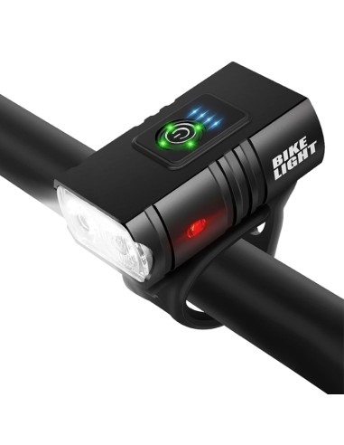 Éclairage avant de vélo rechargeable par USB