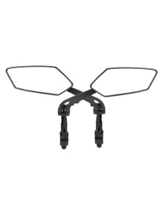 Paire de rétroviseur vélo orientable avec bras articulé