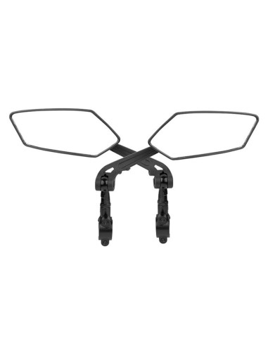 Paire de rétroviseur vélo orientable avec bras... Paire de rétroviseur vélo orientable avec bras...