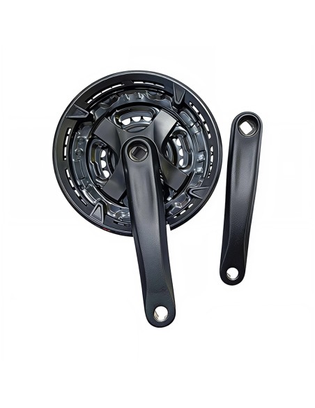 Pédalier en aluminium 42/34/22 noir