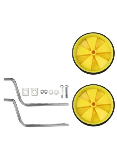 Stabilisateurs pour vélo enfant 16-18 " jaune