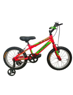 Vélo enfant Prado sniper 16 pouces rouge & vert