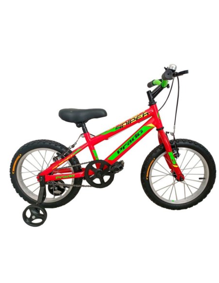 Vélo enfant Prado sniper 16 pouces rouge & vert