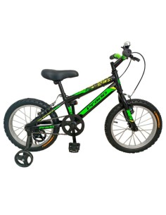 Vélo enfant Prado sniper 16 pouces pour garçon noir & vert