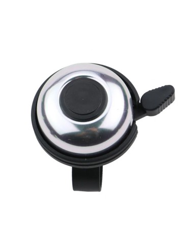 Sonnette argent levier poussoir latéral Sonnette argent levier poussoir latéral