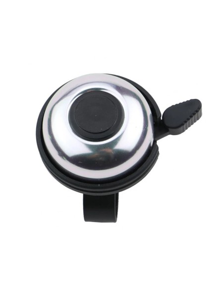 Sonnette argent levier poussoir latéral