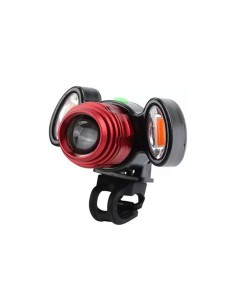Éclairage avant de vélo Zoom 1T6 + 2COB rouge