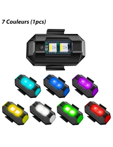 Éclairage LED stroboscopiques 7 couleurs