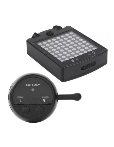 Feu arrière LED vélo avec télécommande contrôle guidon