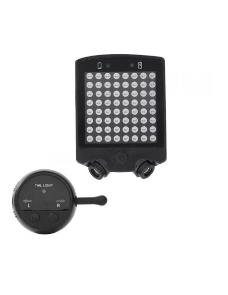 Feu arrière LED vélo avec télécommande contrôle guidon