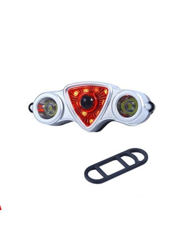 Éclairage arrière pour vélo QX-W12 rechargeable...