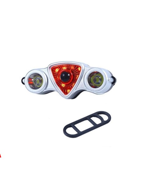 Éclairage arrière pour vélo QX-W12 rechargeable avec USB