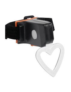 Feu arrière de vélo à LED en forme de cœur rechargeable...