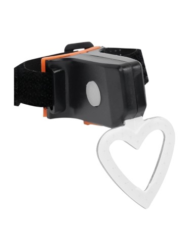 Feu arrière de vélo à LED en forme de cœur...