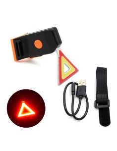 Feu arrière de vélo à LED en forme de Triangle... 2