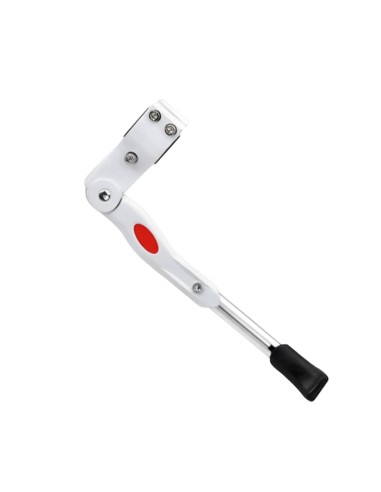 Béquille latérale réglable pour vélo Blanc