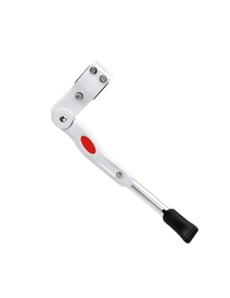 Béquille latérale réglable pour vélo Blanc