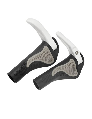 Paire poignées de vélo avec cornes