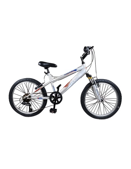 Vélo enfant Rodeo station 20 pouces avec 6 vitesses gris