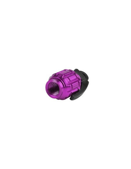 Bouchon de valve de pneu en aluminium violet