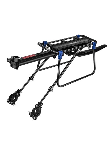 Porte bagage vélo Aluminium sur tige de selle avec Réflecteur