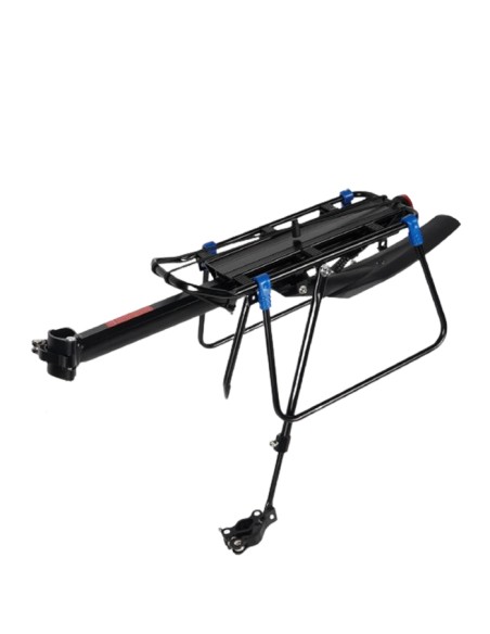 Porte bagage vélo Aluminium sur tige de selle avec Réflecteur