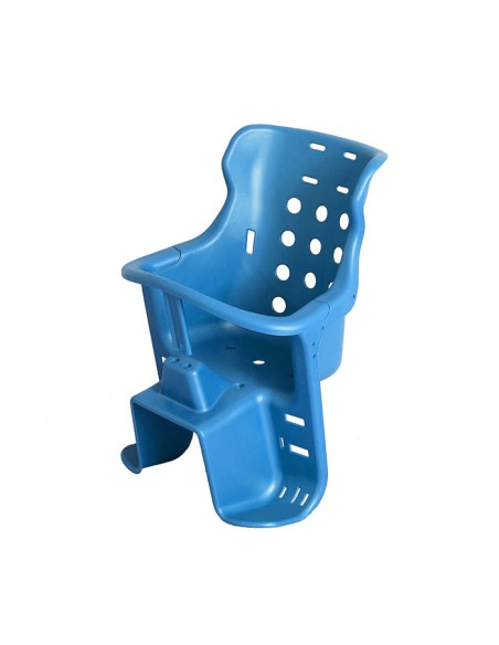 Gevatti siège enfant en plastique pour vélo bleu