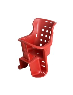 Gevatti siège enfant en plastique pour vélo rouge