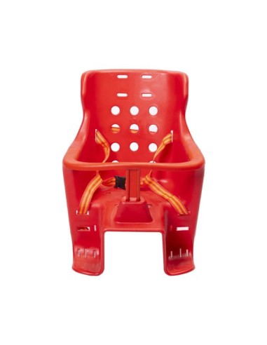 Gevatti siège enfant en plastique pour vélo rouge
